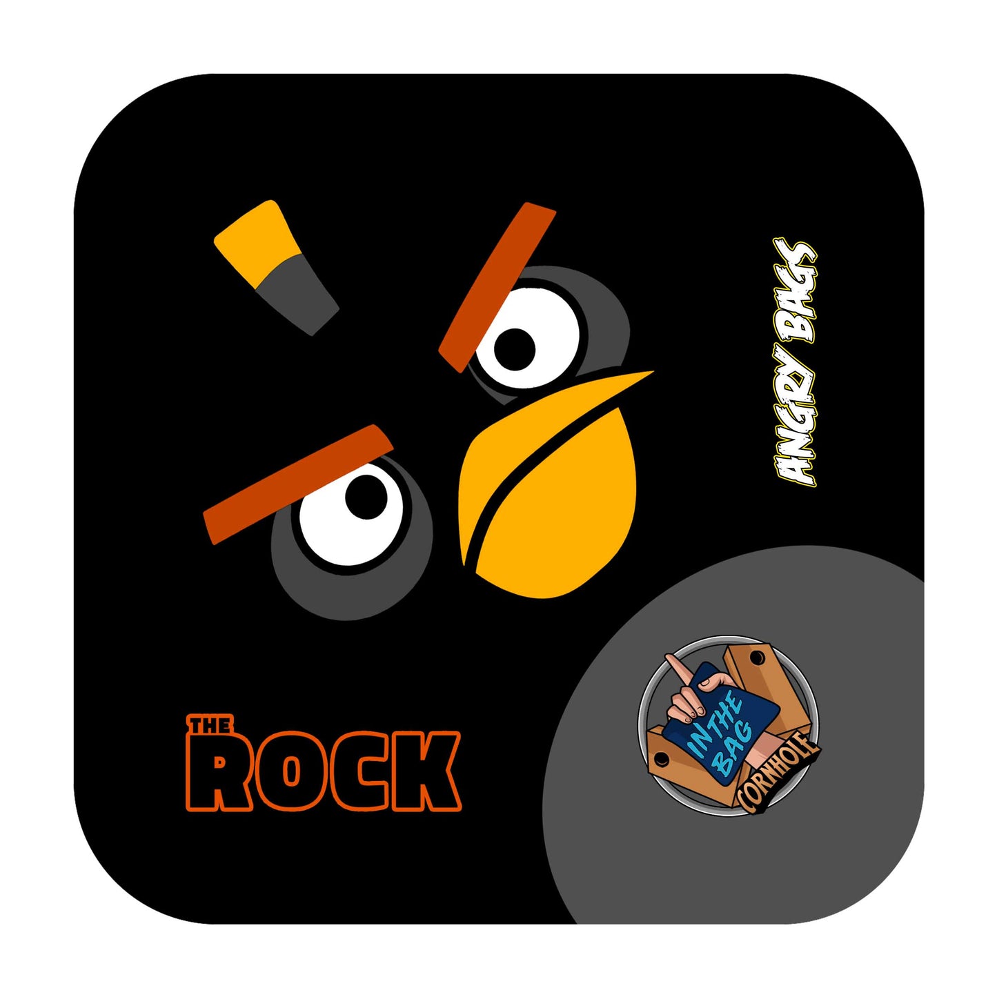 THE ROCK Cornhole Bags "Angry Bags"