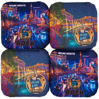 THE ROCK Cornhole Bags "City Nights Series: Vegas Nights"
