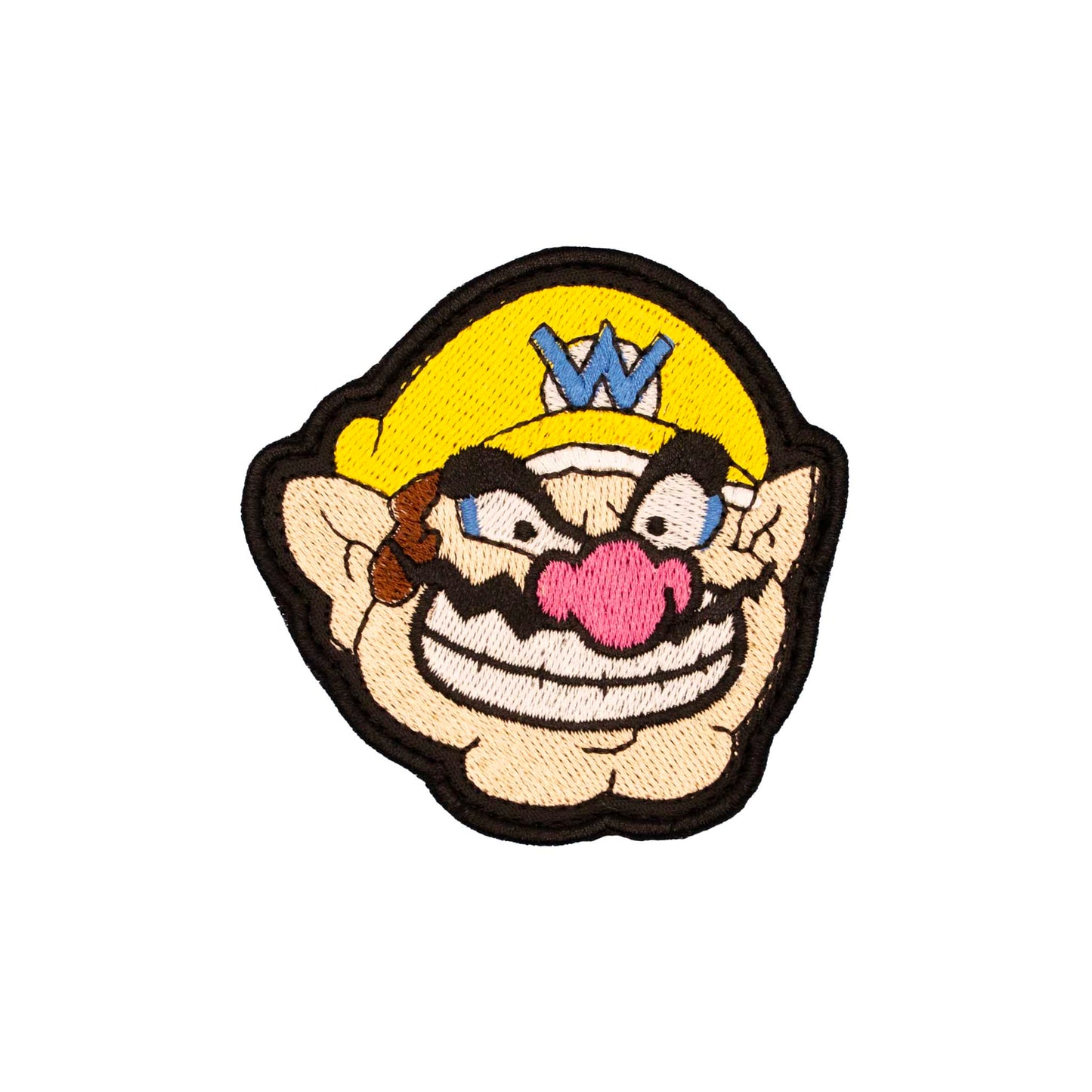 "Wario" Embroidered Velcro Patch