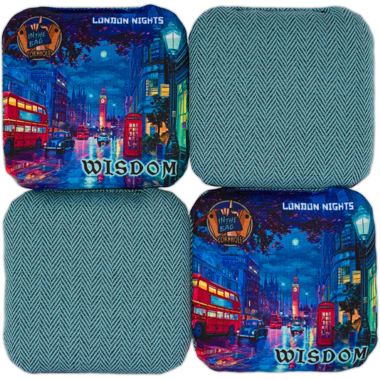 WISDOM Cornhole Bags "City Nights Series: London Nights"