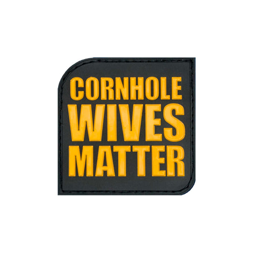 "Cornhole Wives Matter" PVC Velcro Patch